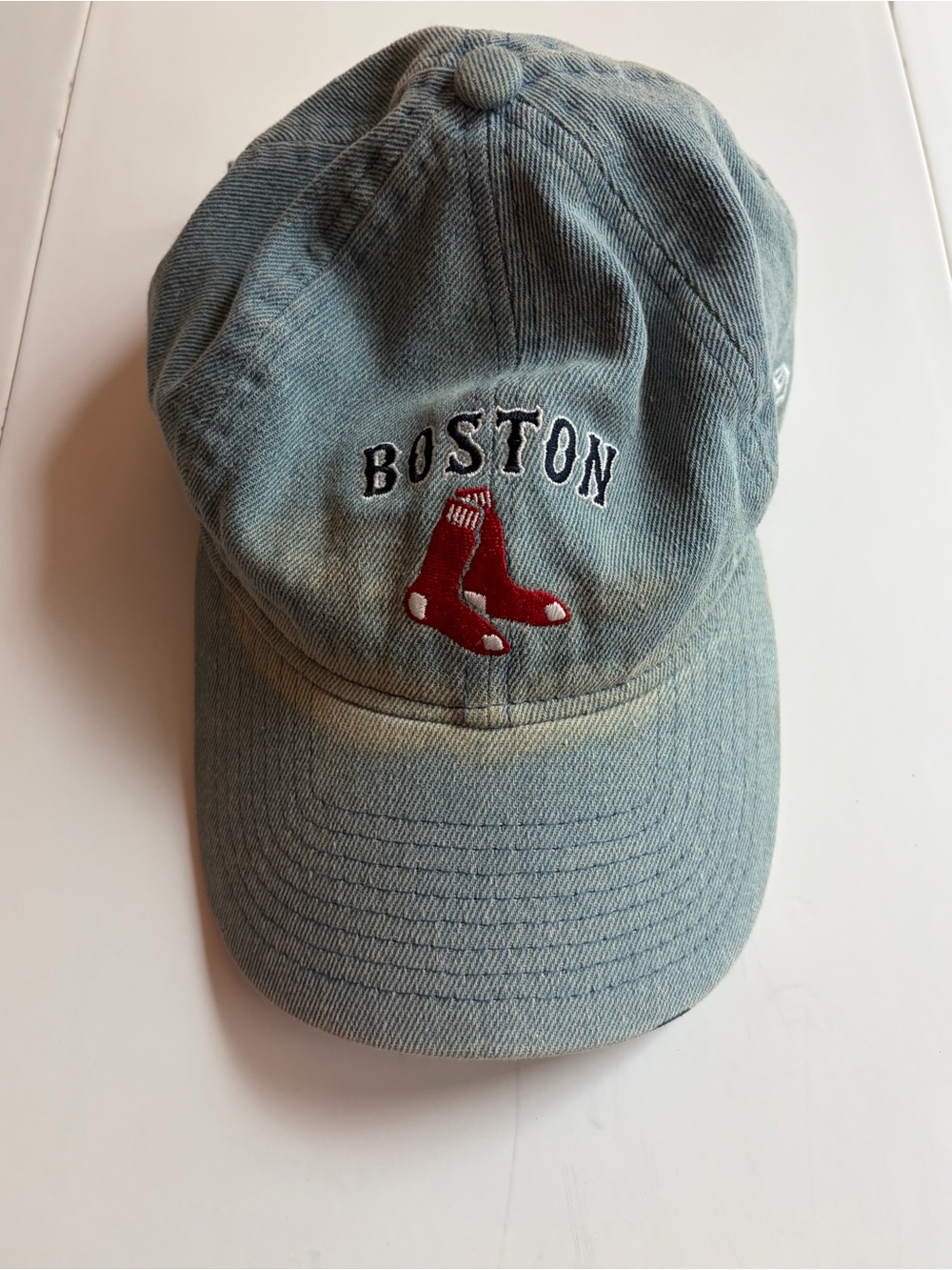 PINK Victoria's Secret x New Era Boston Red Sox Denim Baseball Hat